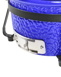 Mini barbecue a carbonella KAMADO Ceramica Blu