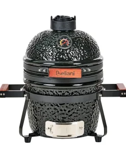 Mini barbecue a carbonella KAMADO Ceramica Nero