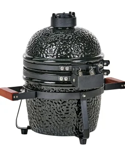 Mini barbecue a carbonella KAMADO Ceramica Nero