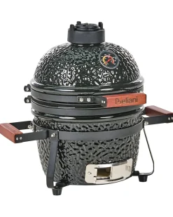 Mini barbecue a carbonella KAMADO Ceramica Nero