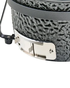 Mini barbecue a carbonella KAMADO Ceramica Nero