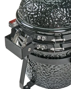 Mini barbecue a carbonella KAMADO Ceramica Nero