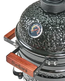 Mini barbecue a carbonella KAMADO Ceramica Nero