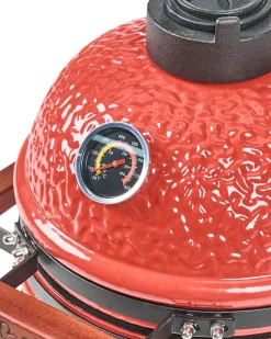 Mini barbecue a carbonella KAMADO Ceramica Rosso