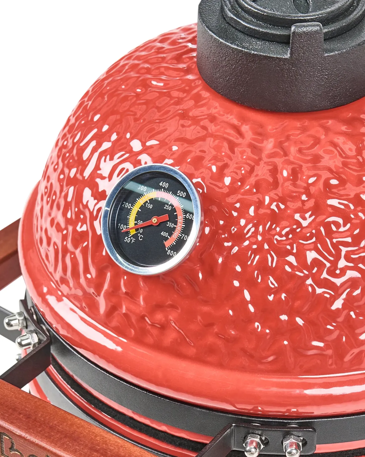 Mini barbecue a carbonella KAMADO Ceramica Rosso