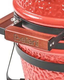 Mini barbecue a carbonella KAMADO Ceramica Rosso