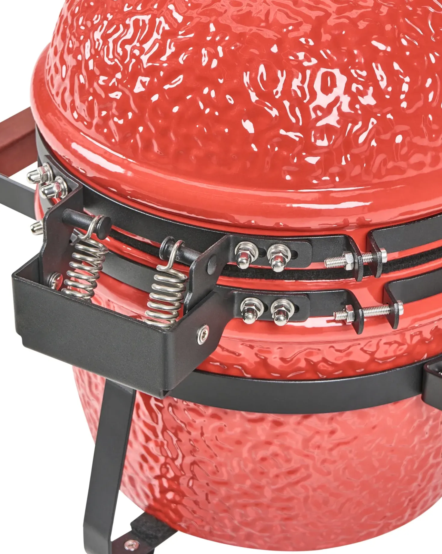 Mini barbecue a carbonella KAMADO Ceramica Rosso