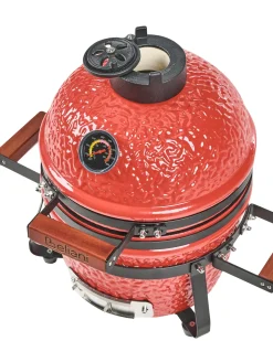 Mini barbecue a carbonella KAMADO Ceramica Rosso
