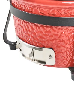 Mini barbecue a carbonella KAMADO Ceramica Rosso