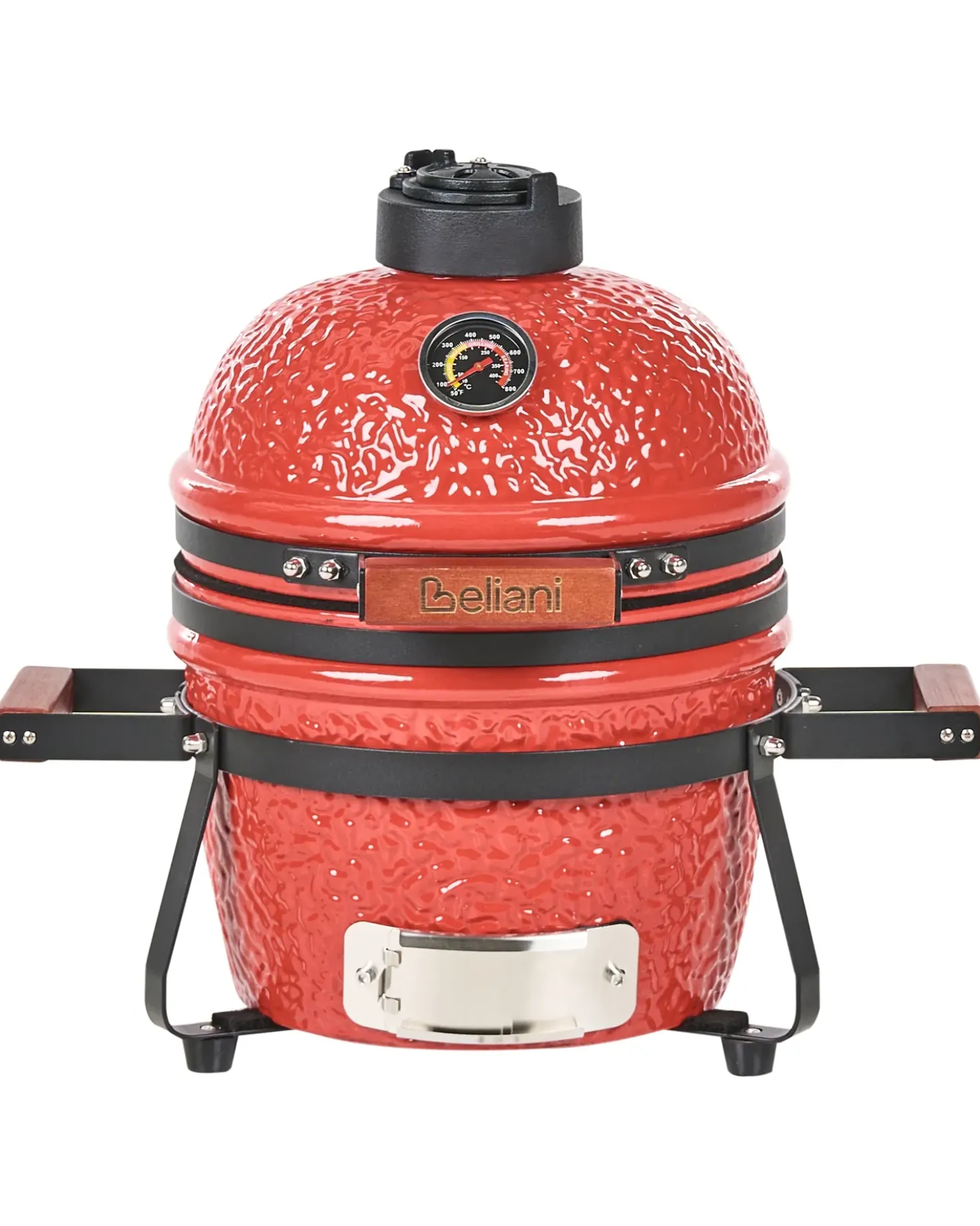 Mini barbecue a carbonella KAMADO Ceramica Rosso