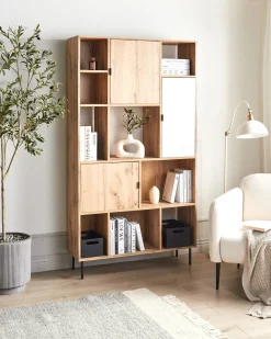 Mobile con 5 ripiani AMOS 185 cm Marrone chiaro
