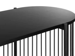 Mobile con 3 ripiani BIRSON 151 cm Nero
