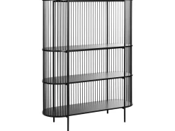 Mobile con 3 ripiani BIRSON 151 cm Nero