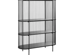Mobile con 3 ripiani BIRSON 151 cm Nero