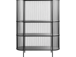 Mobile con 3 ripiani BIRSON 151 cm Nero