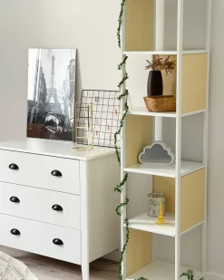 Mobile con 5 ripiani BOGOTA 165 cm Bianco