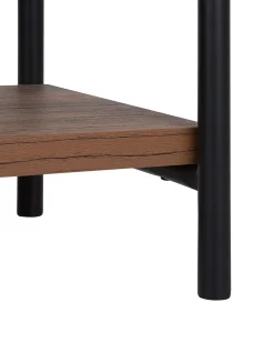 Mobile con 4 ripiani BRISBANE 160 cm Marrone scuro