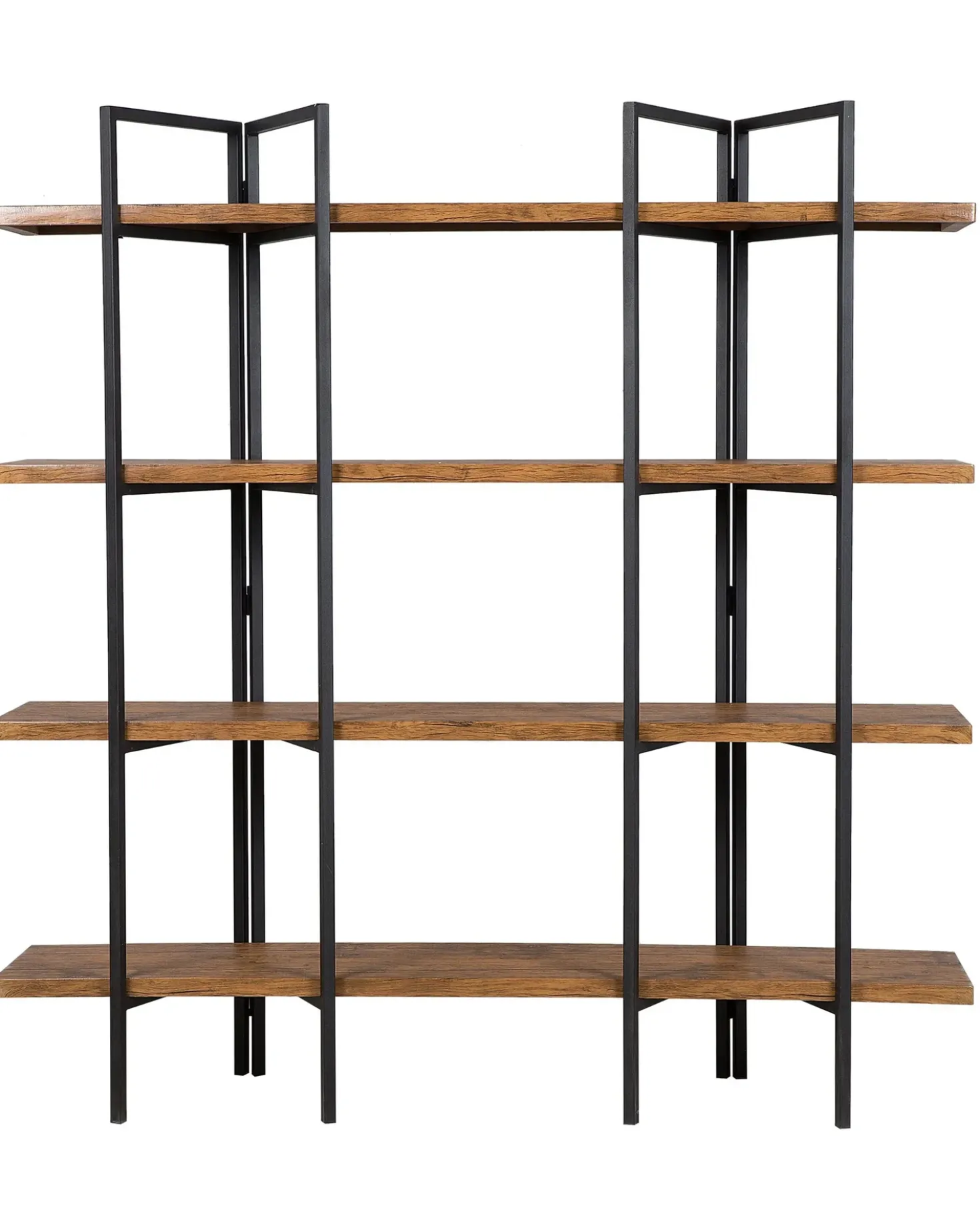 Mobile con 4 ripiani COMPTON 165 cm Marrone scuro