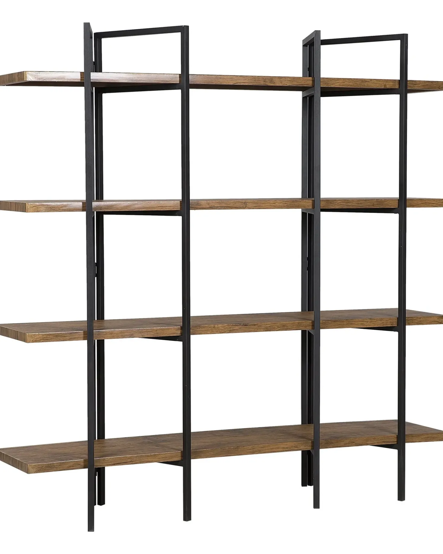 Mobile con 4 ripiani COMPTON 165 cm Marrone scuro