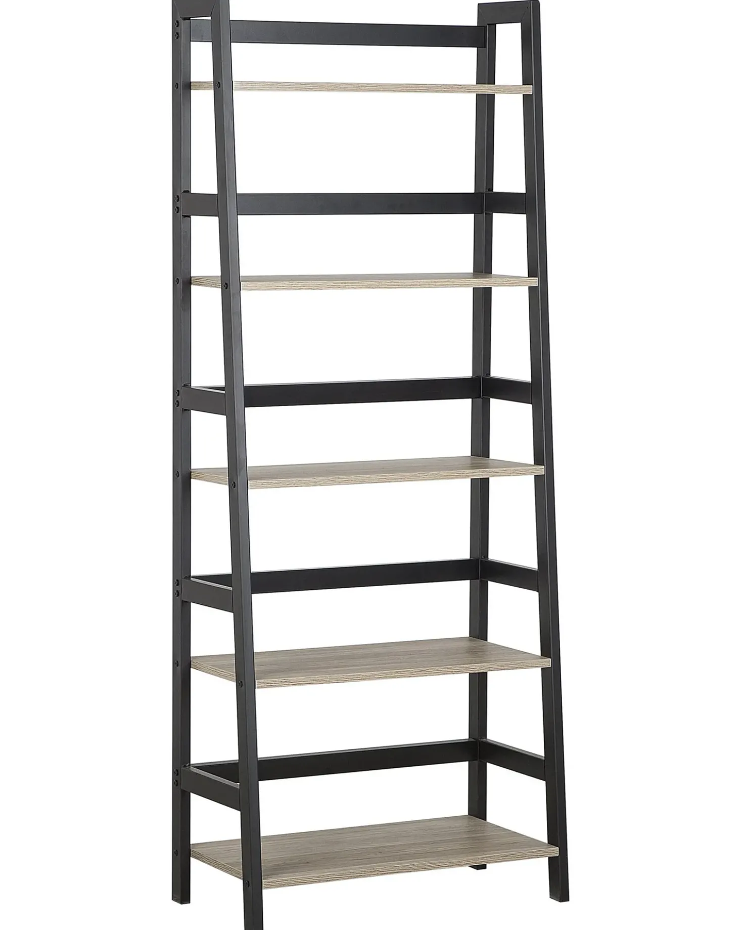 Mobile con 5 ripiani CROYDON 163 cm Nero