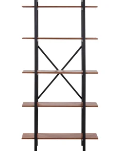 Mobile con 5 ripiani DARBY 180 cm Marrone scuro