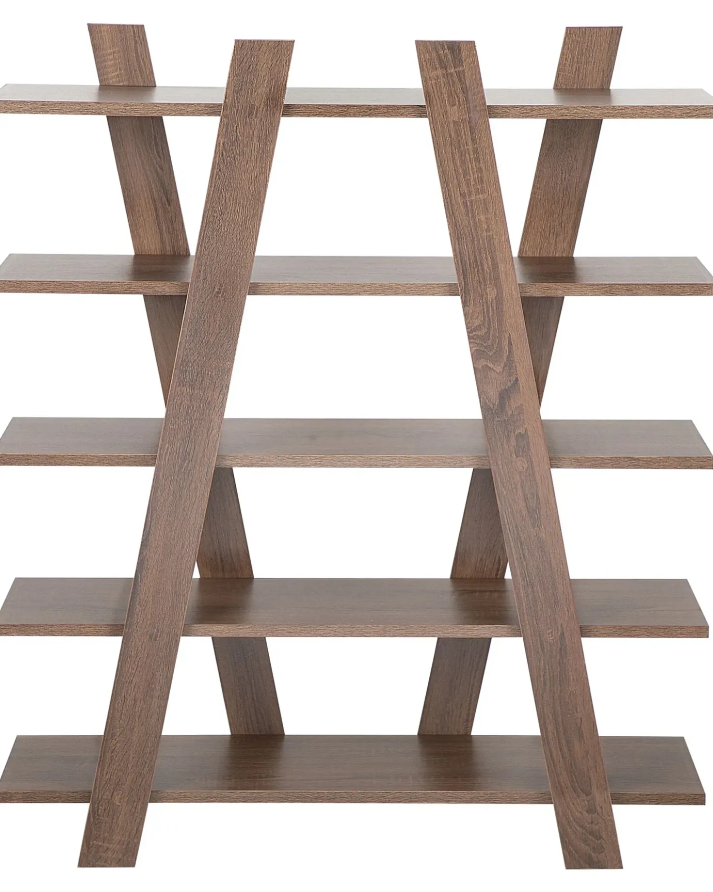 Mobile con 5 ripiani ESCALANTE 116 cm Marrone scuro