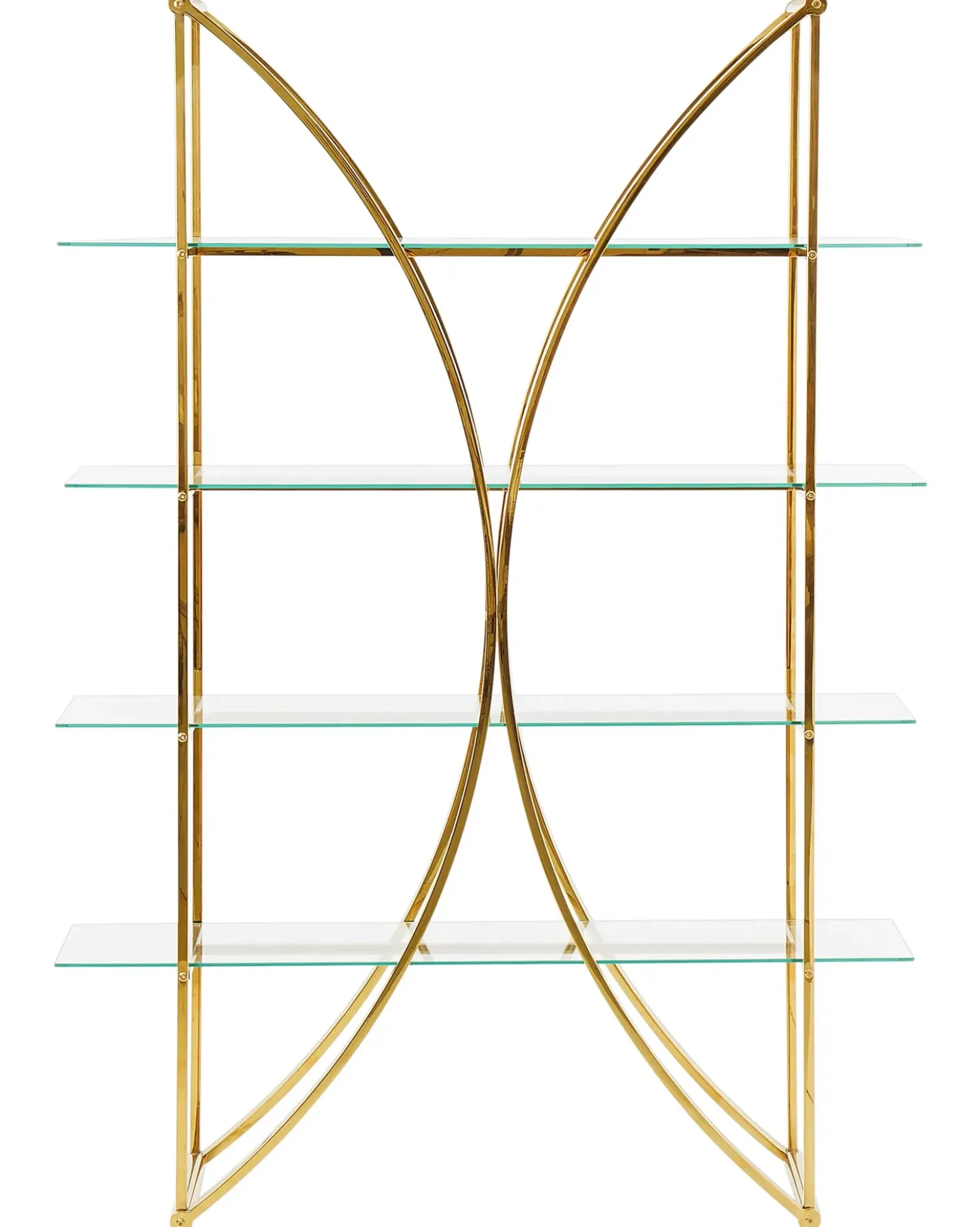 Mobile con 4 ripiani HOLLOW Metallo 175 cm Oro