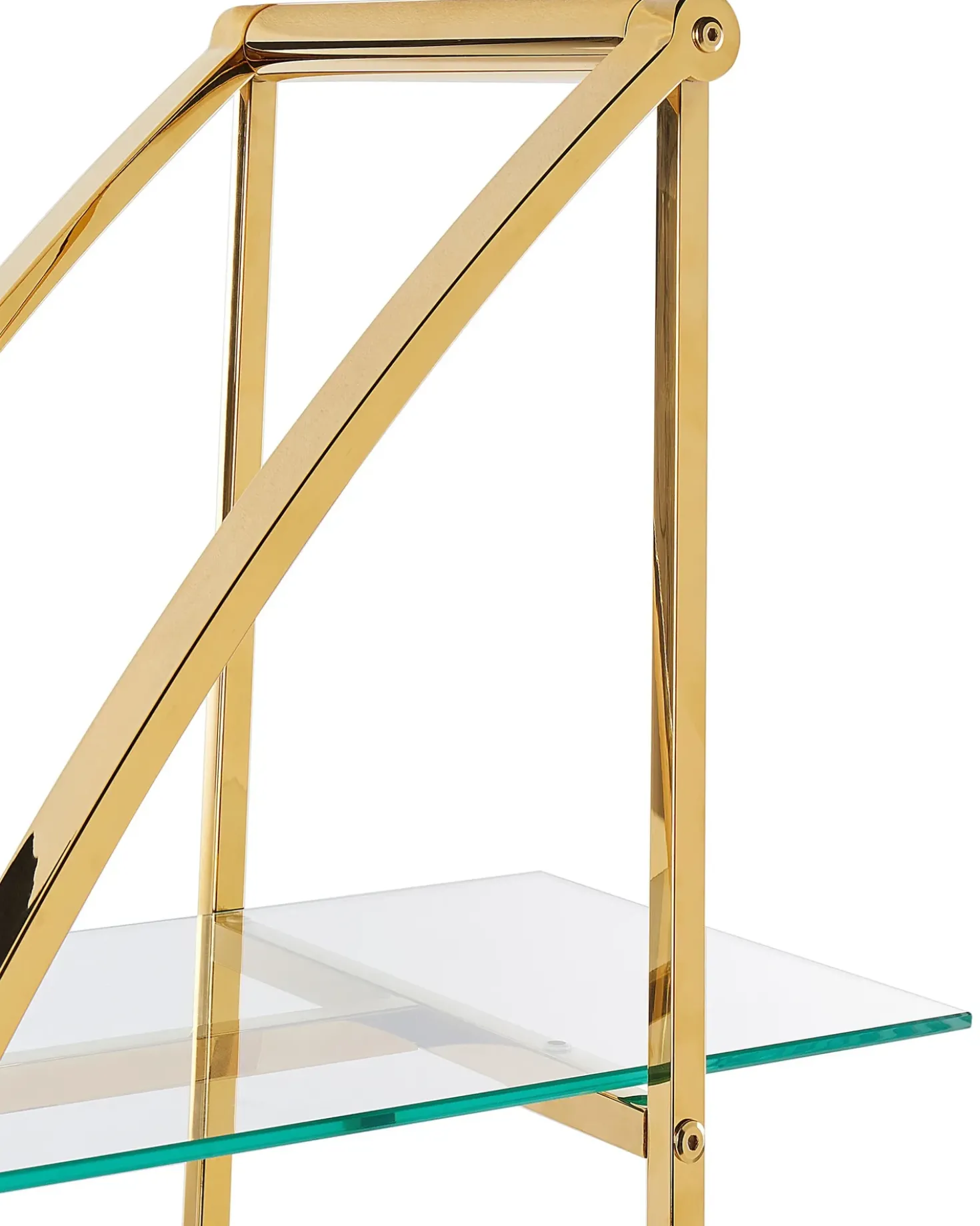 Mobile con 4 ripiani HOLLOW Metallo 175 cm Oro