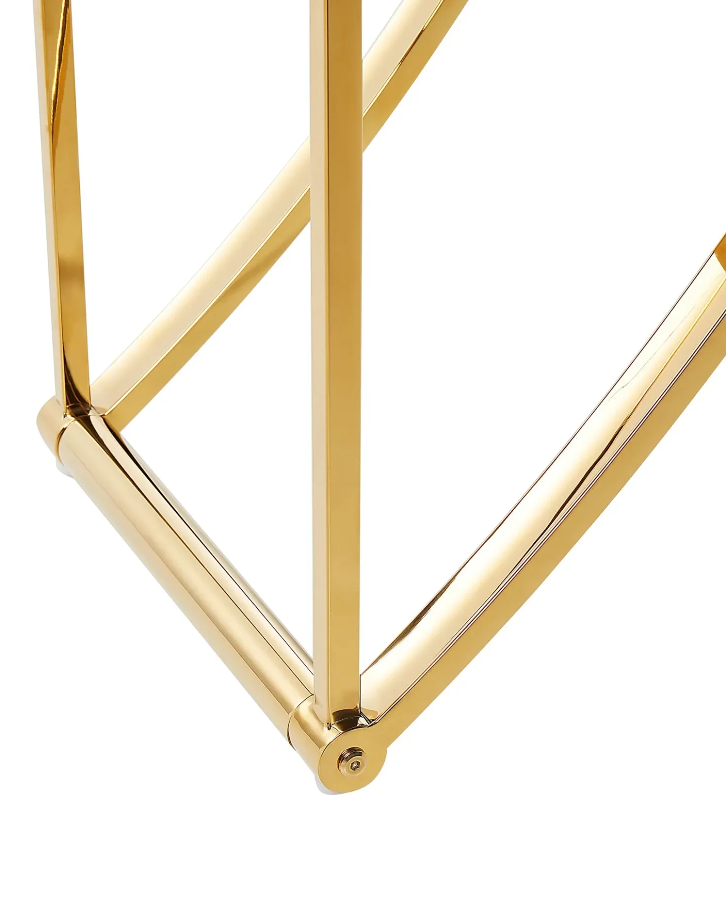 Mobile con 4 ripiani HOLLOW Metallo 175 cm Oro