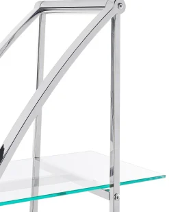 Mobile con 4 ripiani HOLLOW Metallo 175 cm Argento