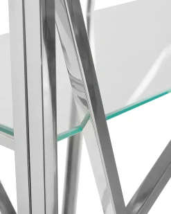 Mobile con 4 ripiani HOXIE Metallo 175 cm Argento