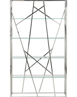 Mobile con 4 ripiani HOXIE Metallo 175 cm Argento