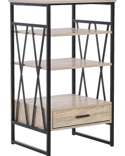 Mobile con 3 ripiani KEENE 101 cm Marrone chiaro