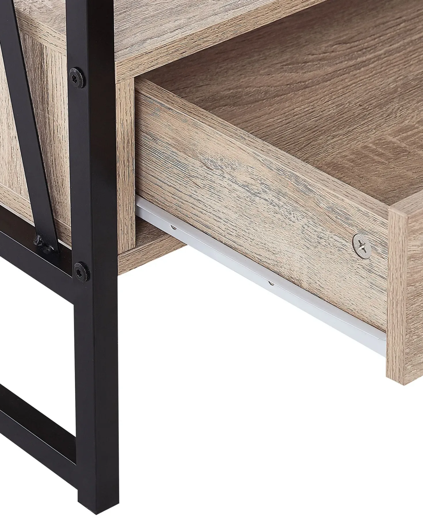 Mobile con 3 ripiani KEENE 101 cm Marrone chiaro