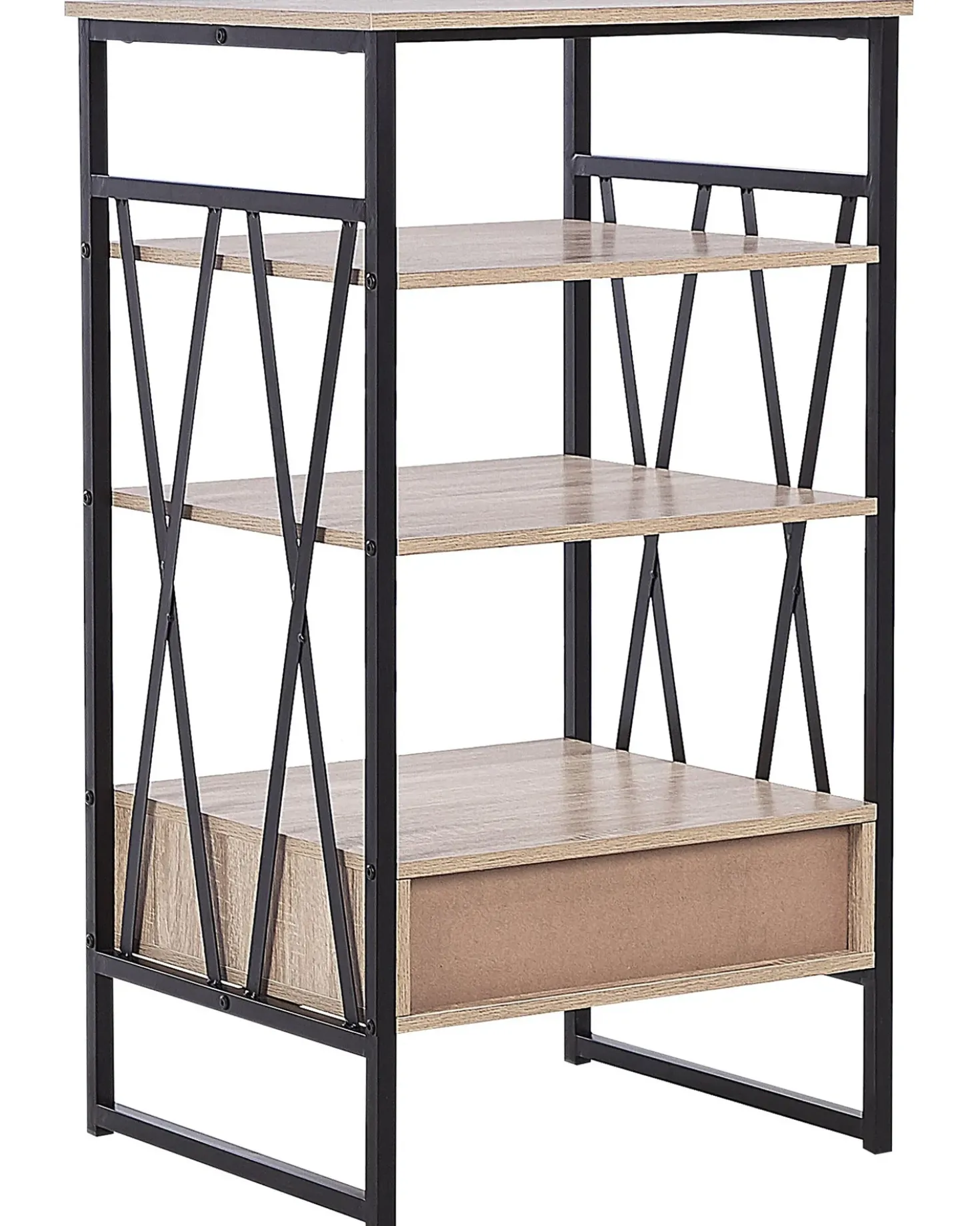 Mobile con 3 ripiani KEENE 101 cm Marrone chiaro