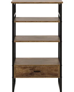 Mobile con 3 ripiani KEENE 101 cm Marrone scuro