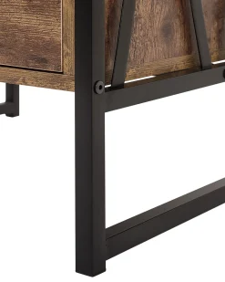 Mobile con 3 ripiani KEENE 101 cm Marrone scuro