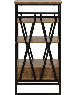 Mobile con 3 ripiani KEENE 101 cm Marrone scuro