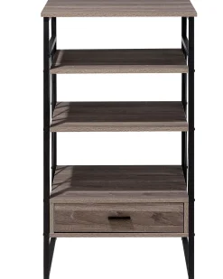 Mobile con 3 ripiani KEENE 101 cm Tortora
