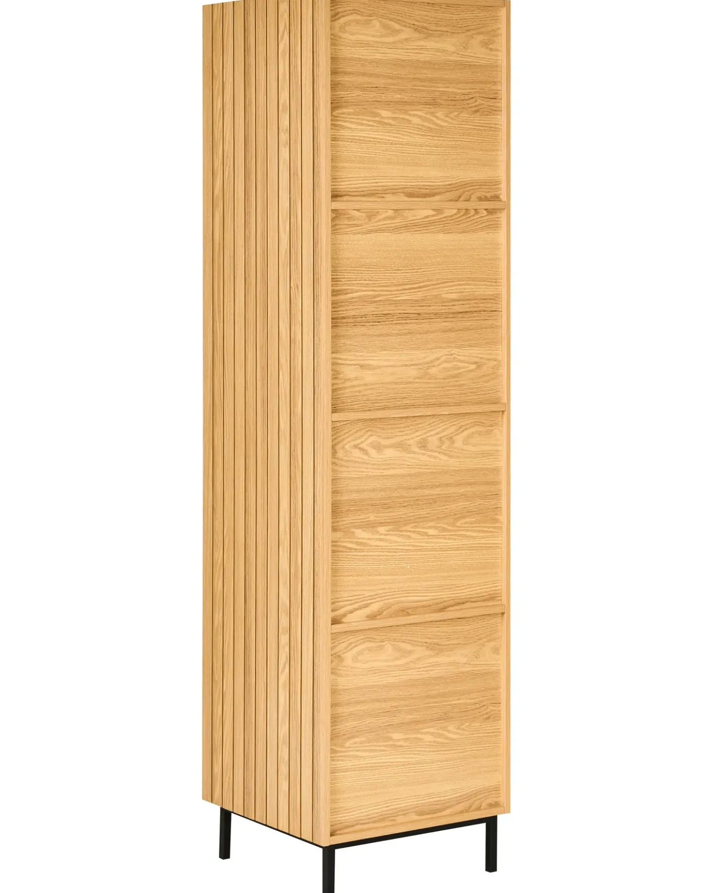 Mobile con 4 ripiani LEANDRO 175 cm Marrone chiaro