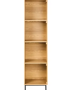 Mobile con 4 ripiani LEANDRO 175 cm Marrone chiaro