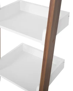 Mobile con 5 ripiani MOBILE DUO 166 cm Marrone/Bianco