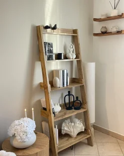 Mobile con 5 ripiani MOBILE TRIO 167 cm Marrone chiaro