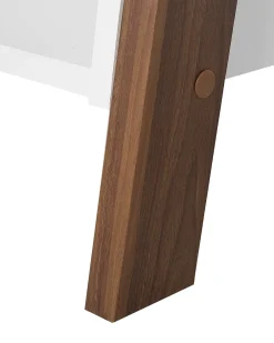 Mobile con 5 ripiani MOBILE TRIO 164 cm Marrone/Bianco