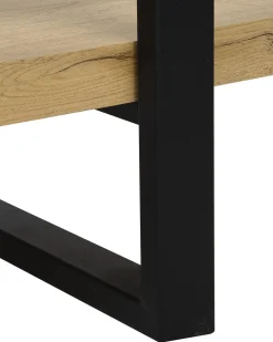 Mobile con 3 ripiani TIMBER 111 cm Marrone chiaro