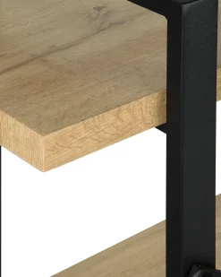 Mobile con 3 ripiani TIMBER 111 cm Marrone chiaro