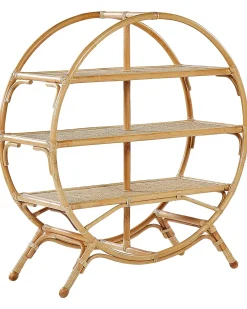 Mobile con 3 ripiani TUVALU II Rattan 109 cm Naturale