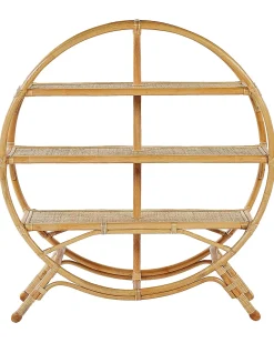 Mobile con 3 ripiani TUVALU II Rattan 109 cm Naturale