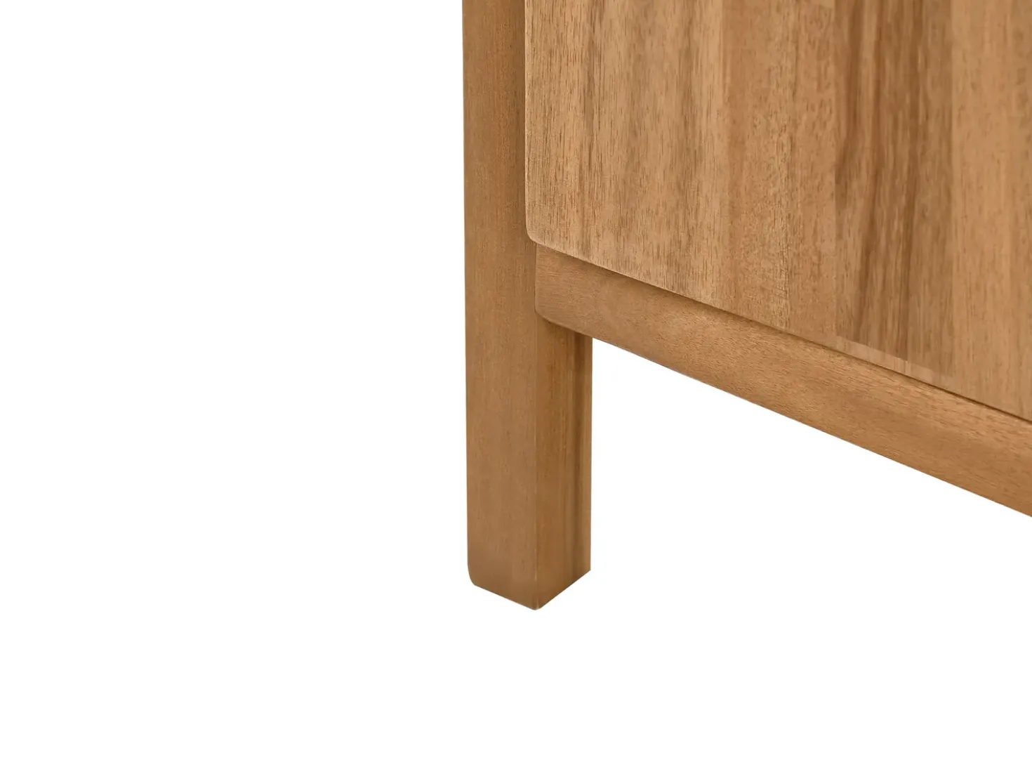 Mobile da cucina per esterni con lavello VENOSA Legno d'acacia Marrone/Nero