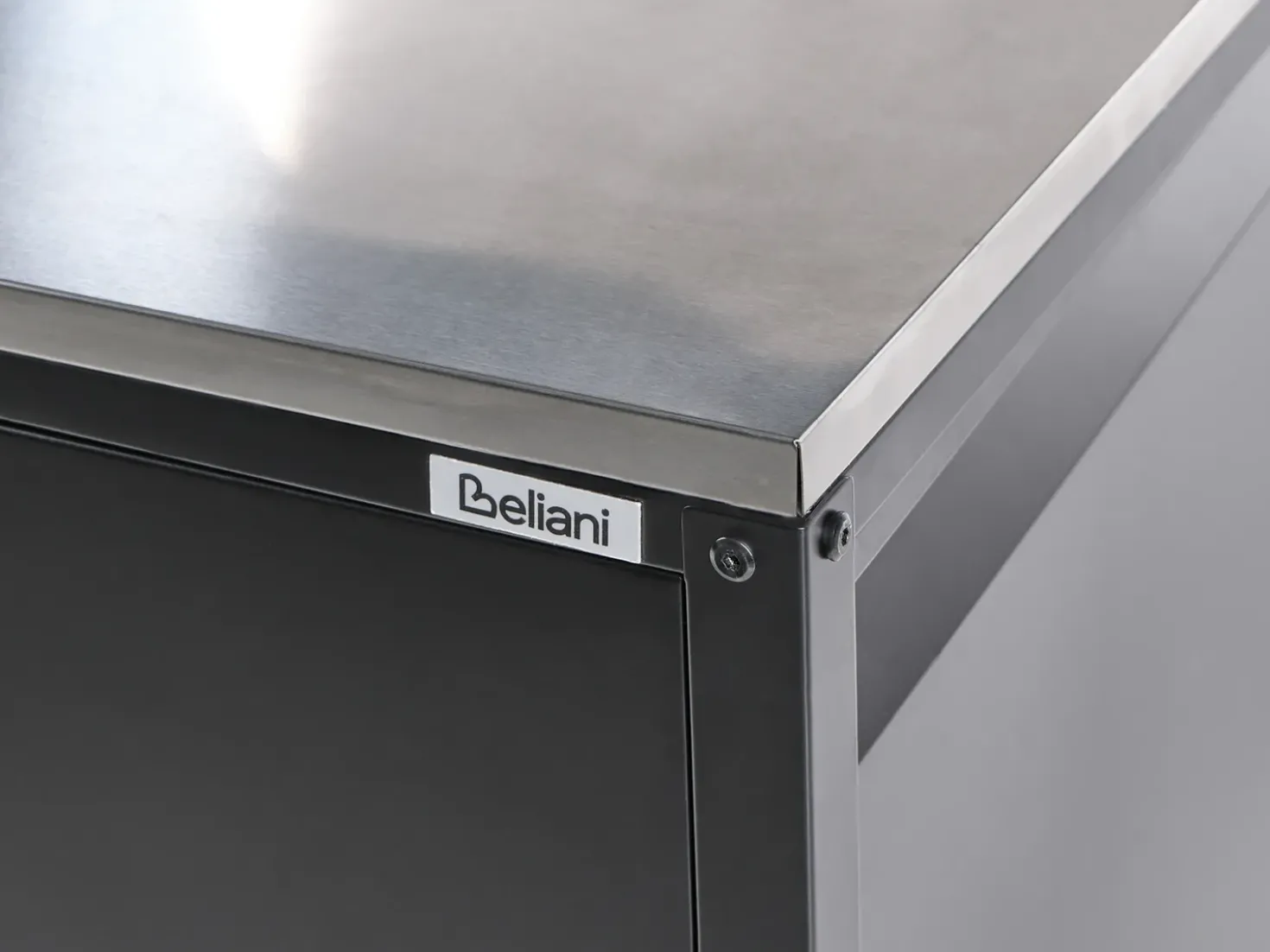 Mobile da cucina per esterni MAENZA Metallo Nero